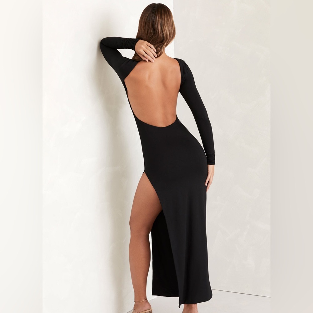 Oh Polly NWT Kian Longsleeve Backless Maxi Dress - Picture 2 of 9